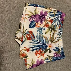 Floral skort